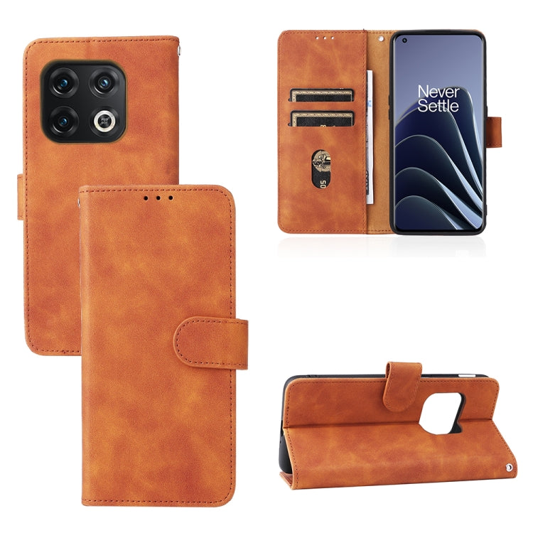 Skin Feel Magnetic Buckle Calf Texture PU Phone Case