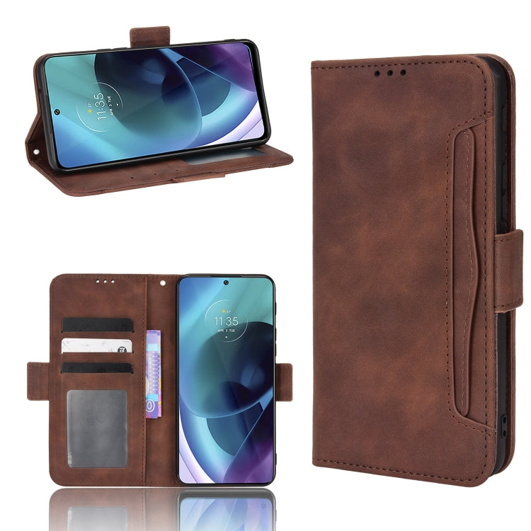 Skin Feel Calf Pattern Leather Phone Case — Red