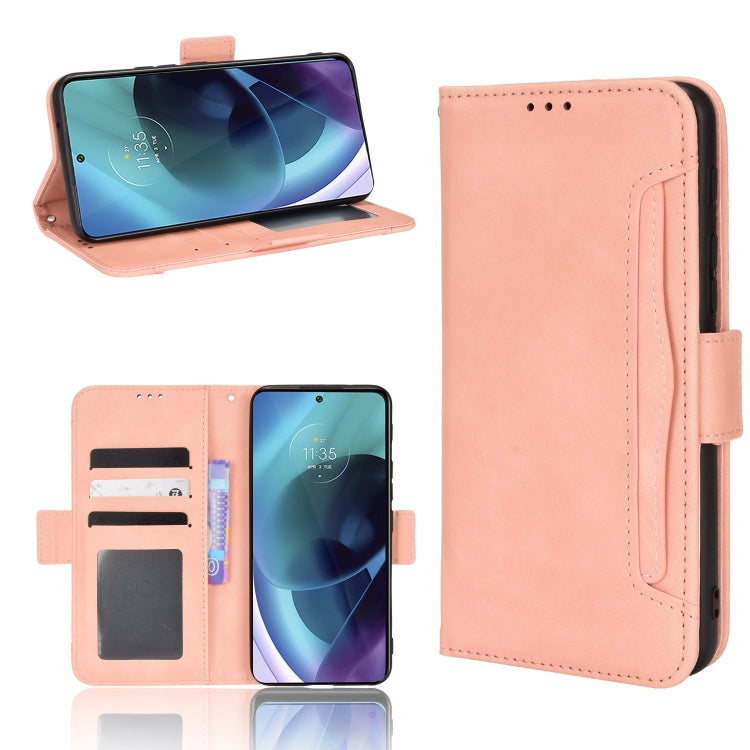 Skin Feel Calf Pattern Leather Phone Case — Blue