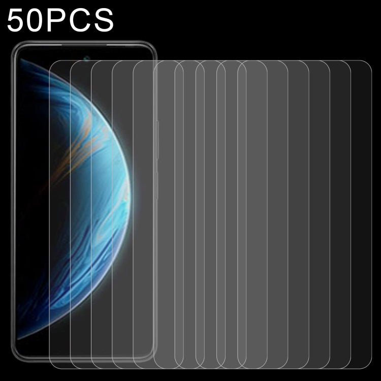 50 PCS 0.26mm 9H 2.5D Tempered Glass Film, For Blackview A95 (50 PCS) — view 8