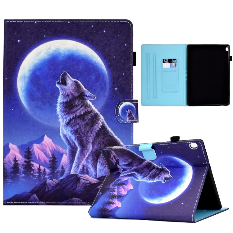 Sewing Pen Slot Leather Tablet Case