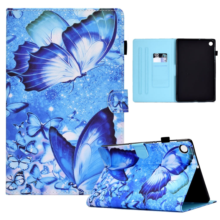 Sewing Pen Slot Leather Tablet Case