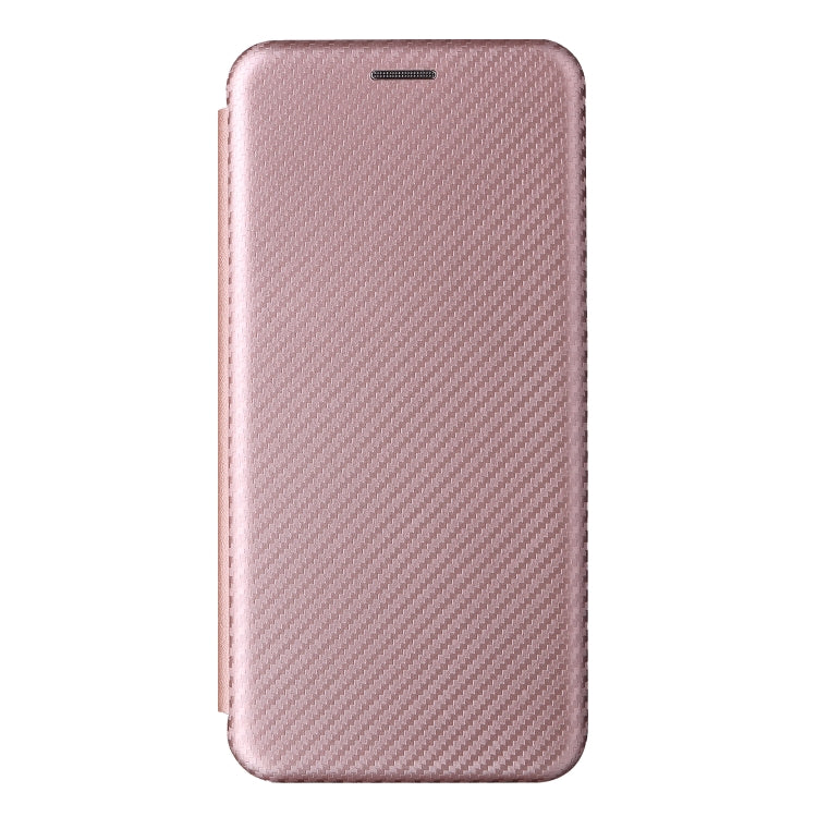 Carbon Fiber Texture Magnetic Horizontal Flip PU Phone Case