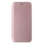 Carbon Fiber Texture Magnetic Horizontal Flip PU Phone Case