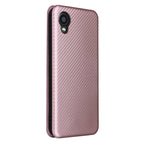 Carbon Fiber Texture Magnetic Horizontal Flip PU Phone Case