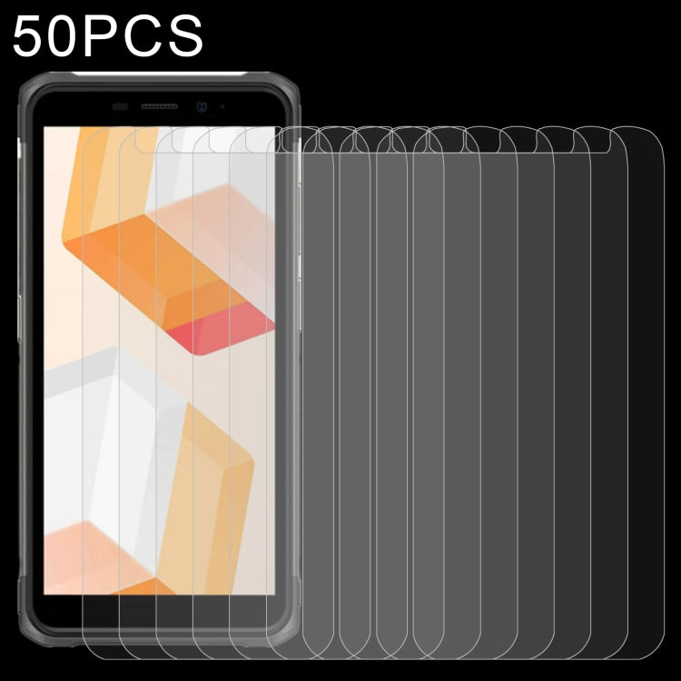 50 PCS 0.26mm 9H 2.5D Tempered Glass Film