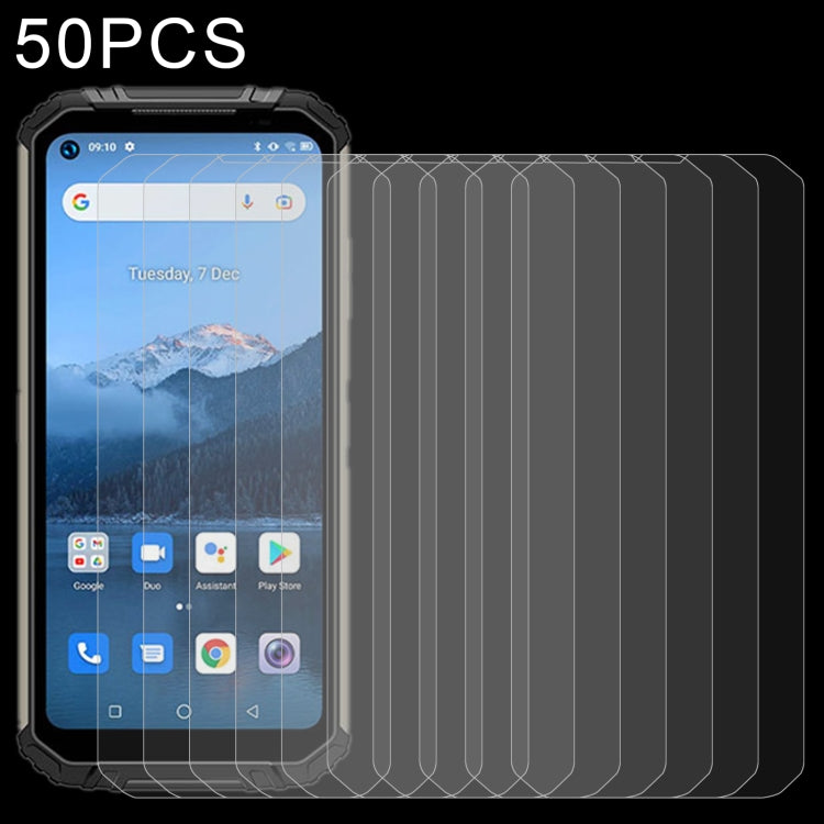 50 PCS 0.26mm 9H 2.5D Tempered Glass Film