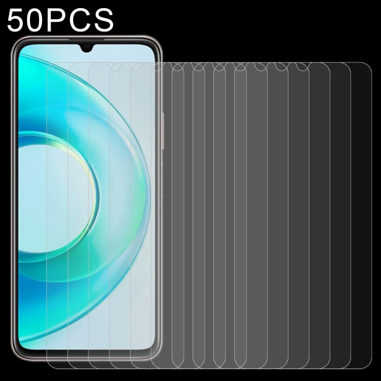 50 PCS 0.26mm 9H 2.5D Tempered Glass Film