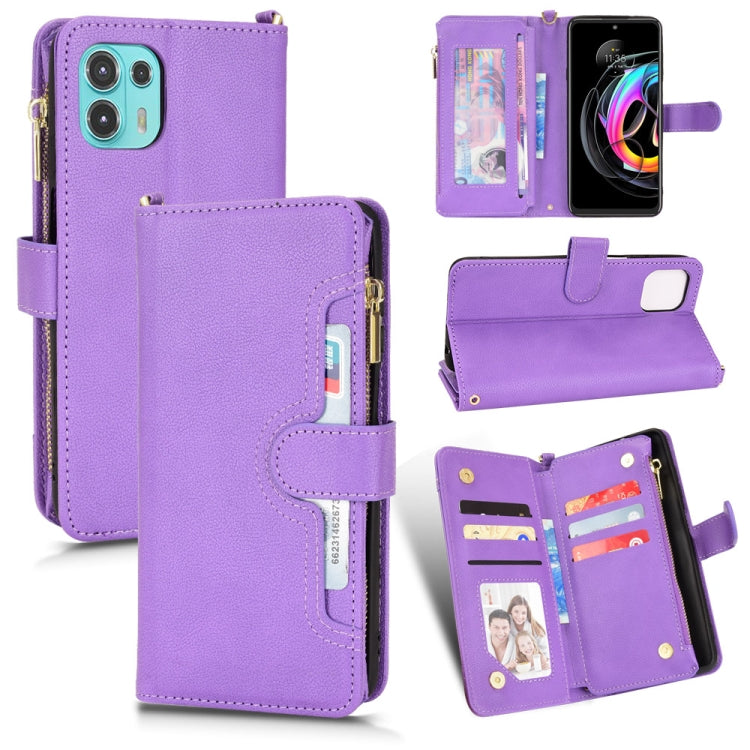 Litchi Texture Zipper Leather Phone Case
