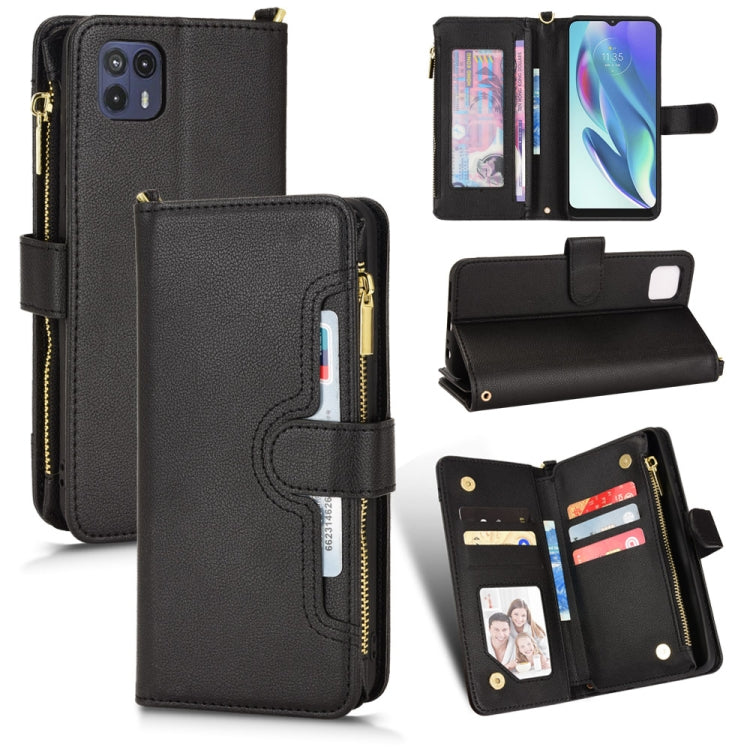Litchi Texture Zipper Leather Phone Case