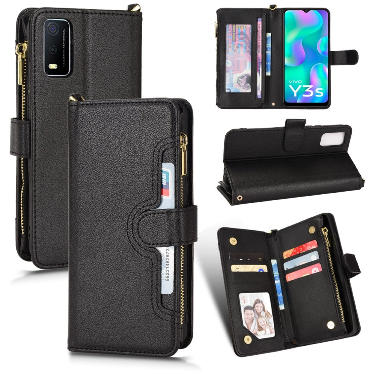 Litchi Texture Zipper Leather Phone Case