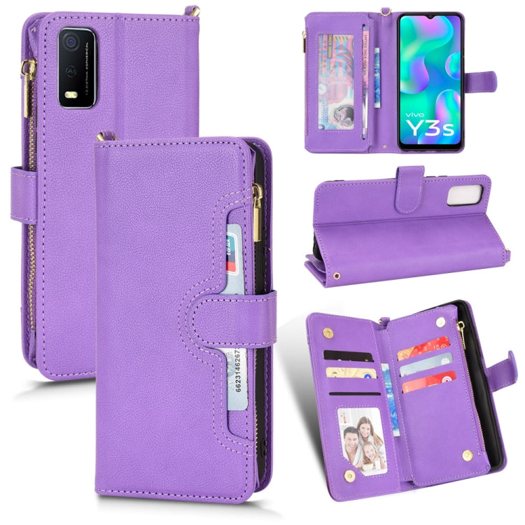 Litchi Texture Zipper Leather Phone Case