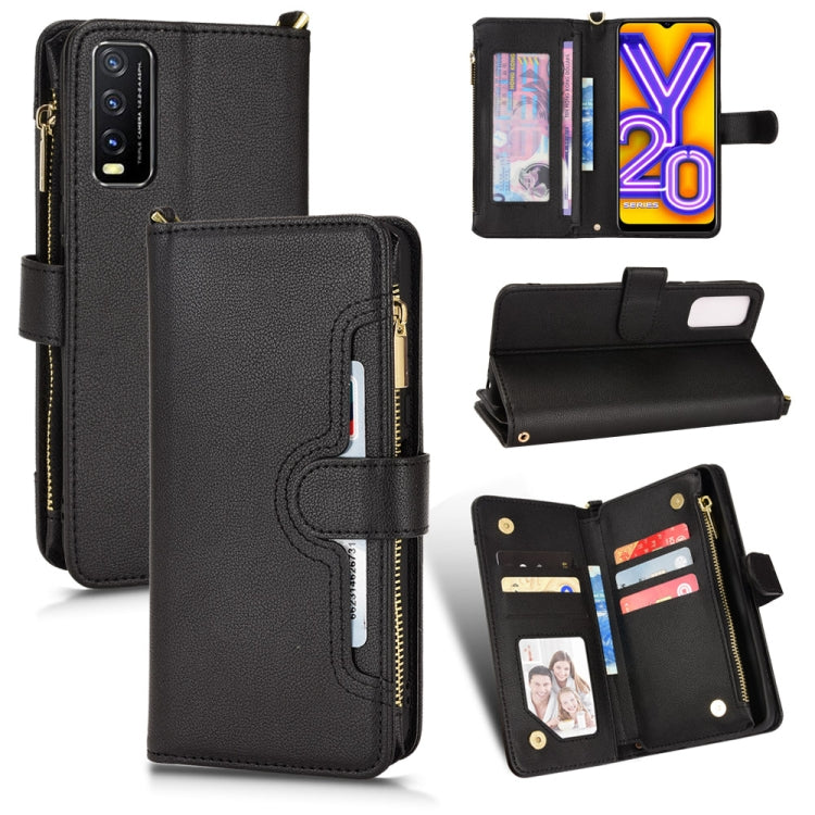 Litchi Texture Zipper Leather Phone Case