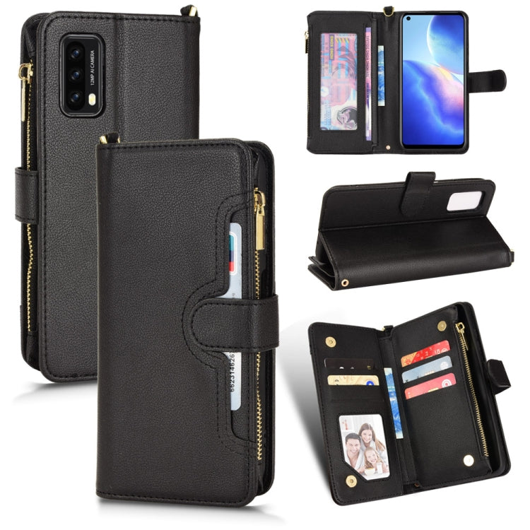 Litchi Texture Zipper Leather Phone Case