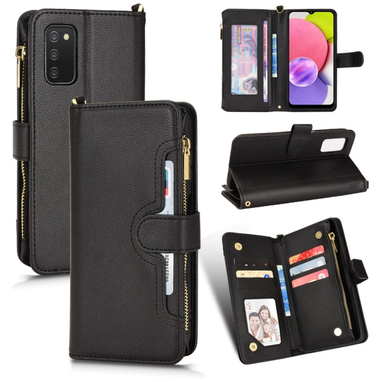 Litchi Texture Zipper Leather Phone Case