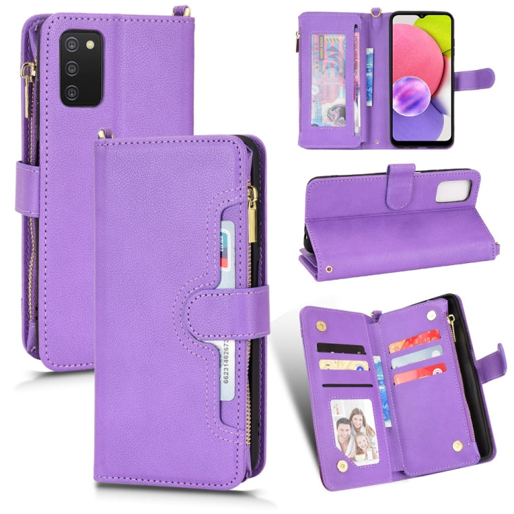 Litchi Texture Zipper Leather Phone Case