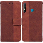 Geometric Embossed Leather Phone Case