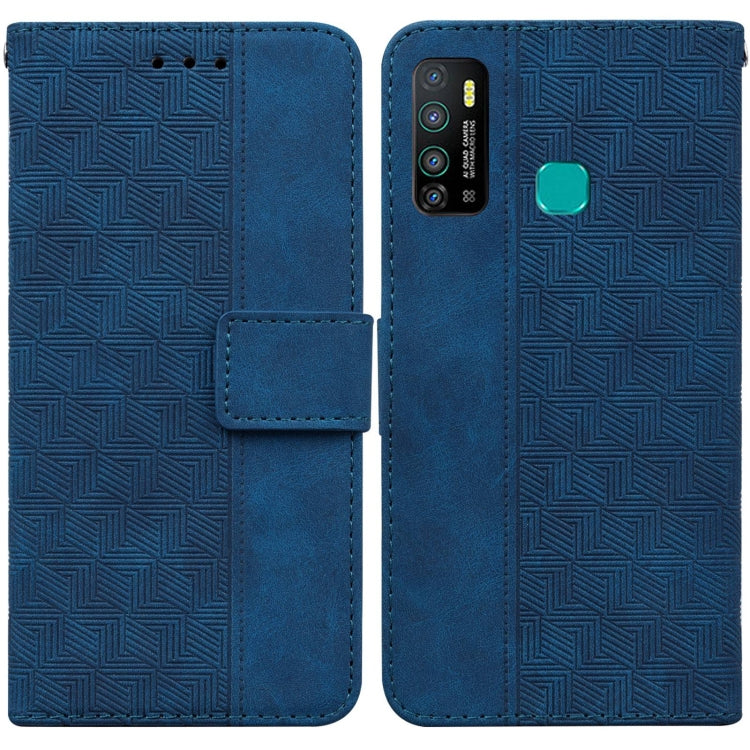 Geometric Embossed Leather Phone Case