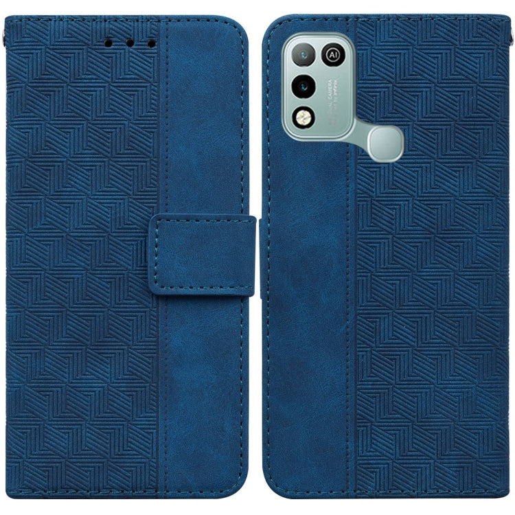 Geometric Embossed Leather Phone Case