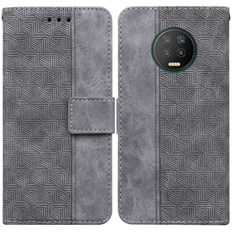 Geometric Embossed Leather Phone Case