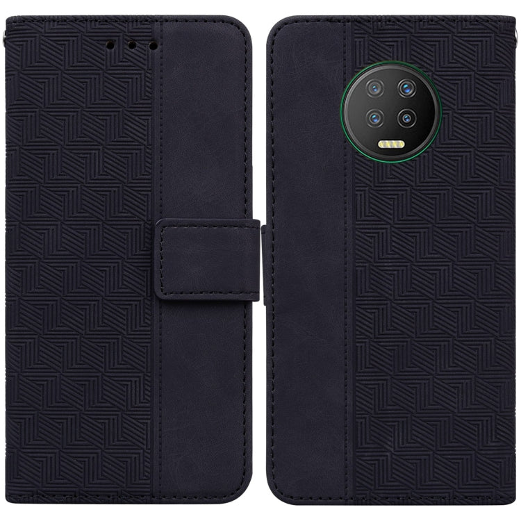 Geometric Embossed Leather Phone Case
