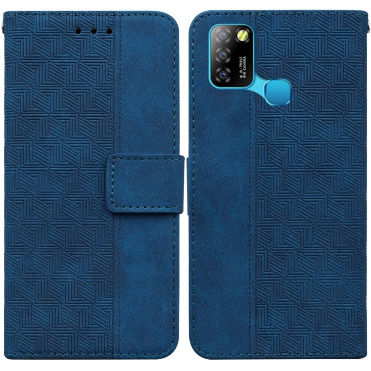 Geometric Embossed Leather Phone Case