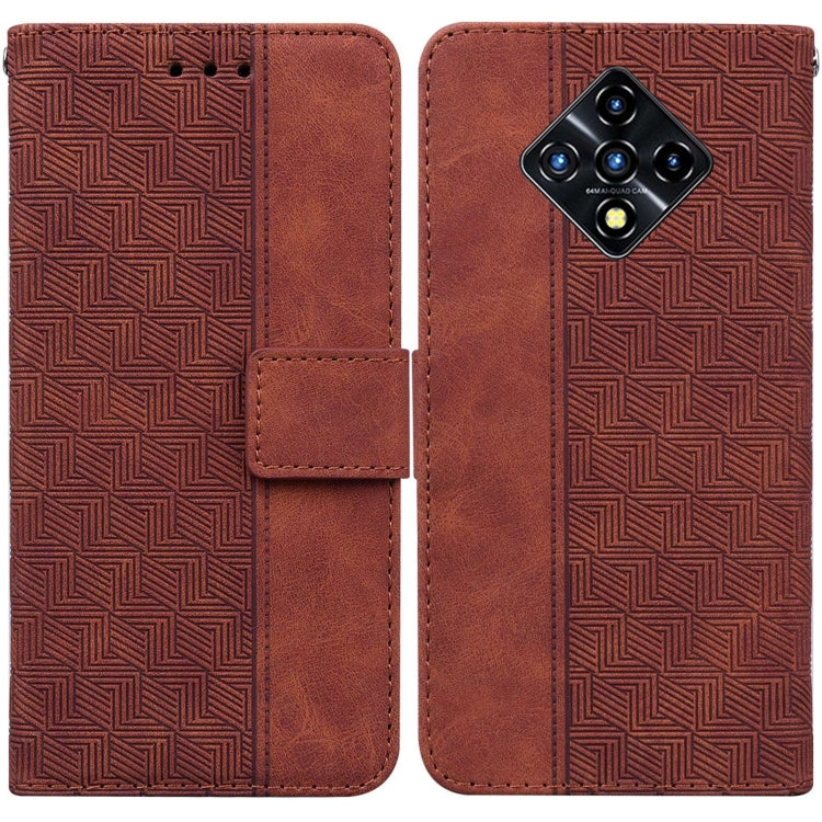 Geometric Embossed Leather Phone Case