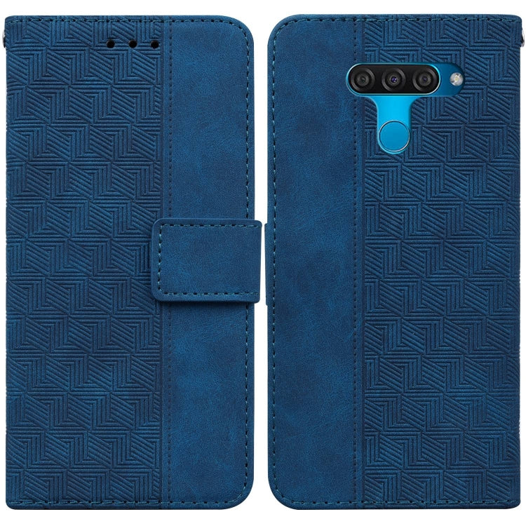 Geometric Embossed Leather Phone Case