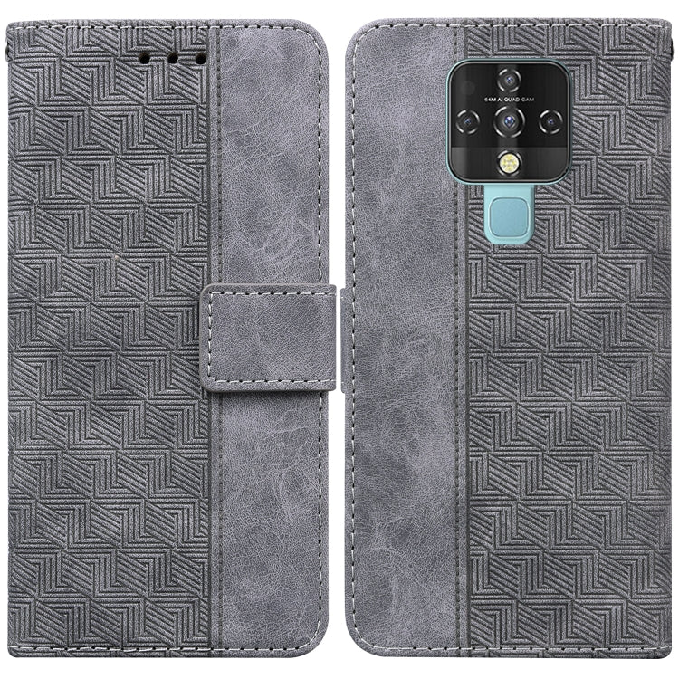 Geometric Embossed Leather Phone Case
