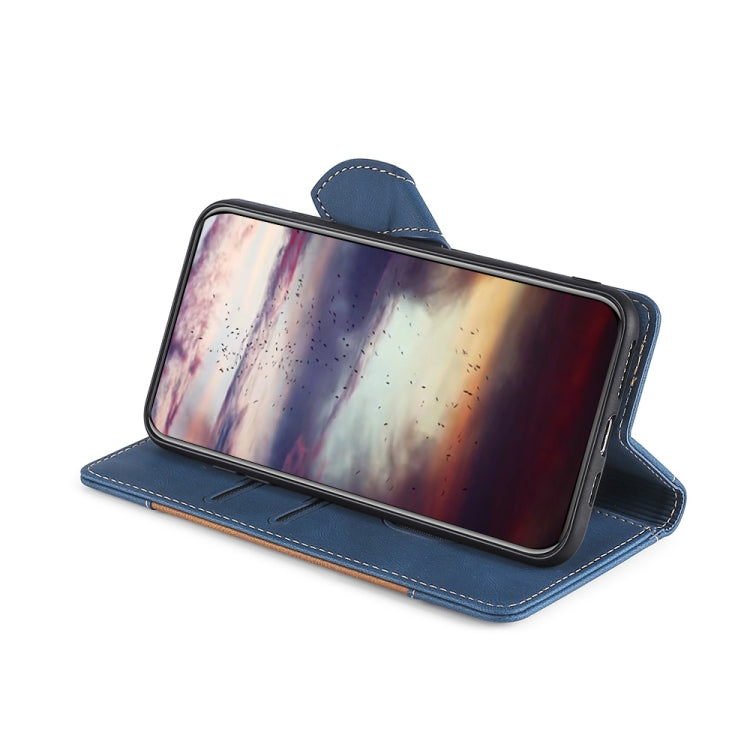 Skin Feel Straw Hat Magnetic Buckle Leather Phone Case