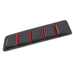 2 in 1 Car Air Intake Scoop Bonnet Hood Vent Louver Cooling Panel Trim Set