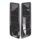2 in 1 Car Air Intake Scoop Bonnet Hood Vent Louver Cooling Panel Trim Set