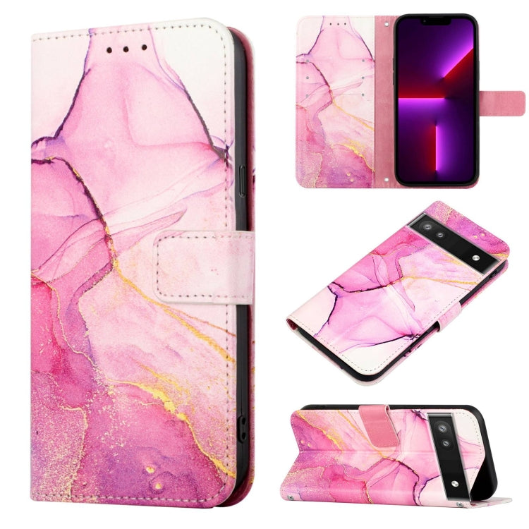 PT003 Marble Pattern Flip Leather Phone Case