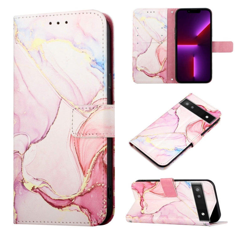 PT003 Marble Pattern Flip Leather Phone Case