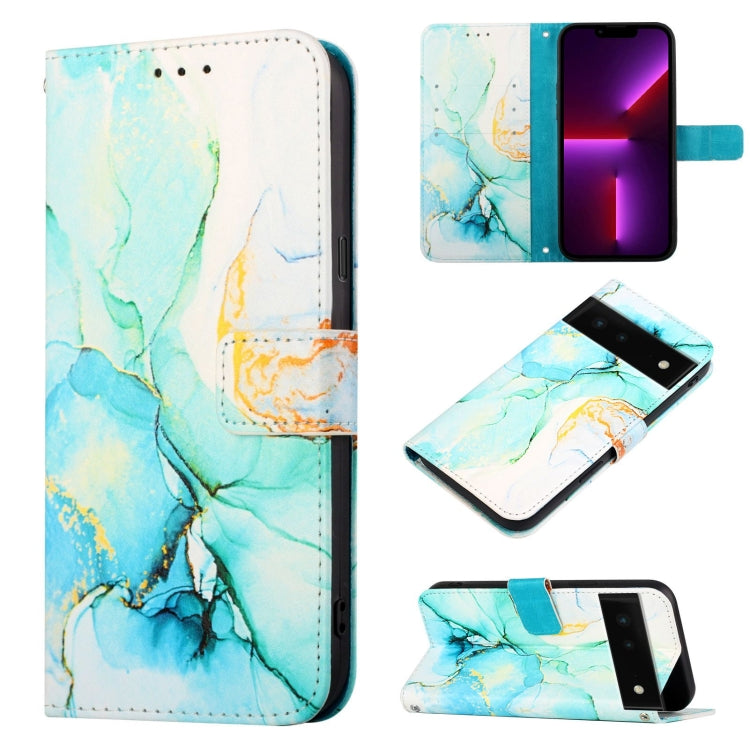 PT003 Marble Pattern Flip Leather Phone Case