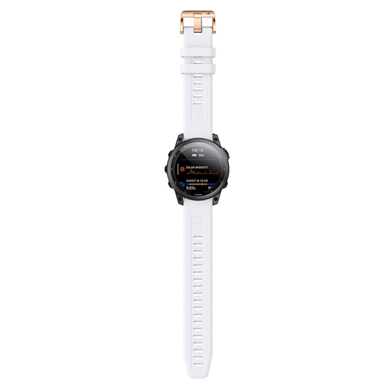 Silicone Rose Gold Buckle Watchband