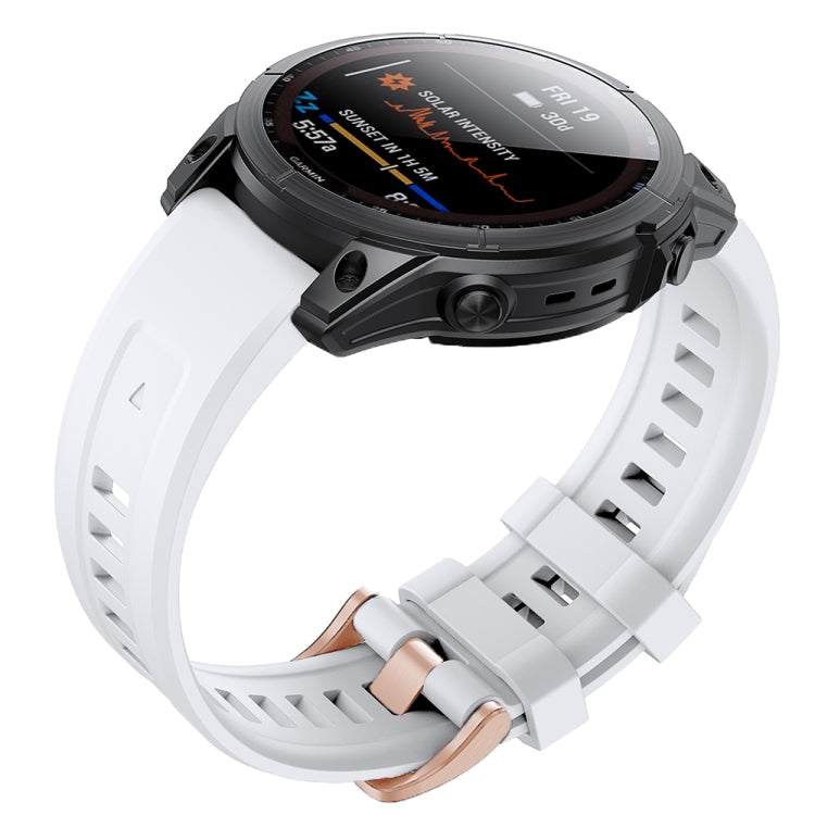 Silicone Rose Gold Buckle Watchband