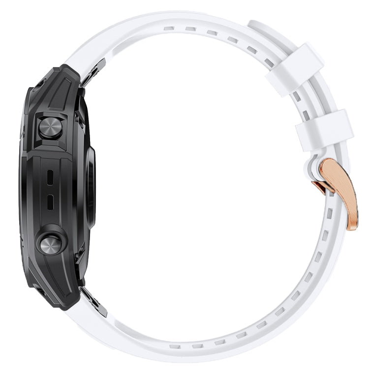 Silicone Rose Gold Buckle Watchband