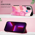 PT003 Marble Pattern Flip Leather Phone Case