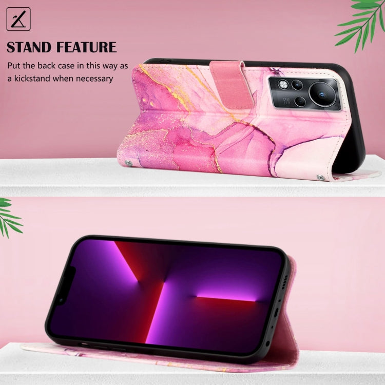 PT003 Marble Pattern Flip Leather Phone Case