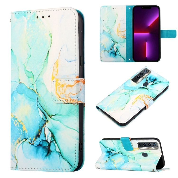 PT003 Marble Pattern Flip Leather Phone Case
