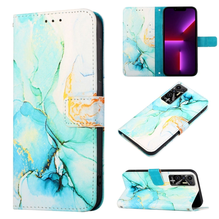 PT003 Marble Pattern Flip Leather Phone Case