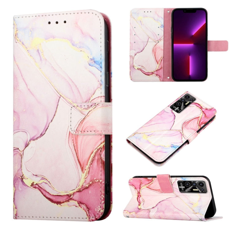 PT003 Marble Pattern Flip Leather Phone Case