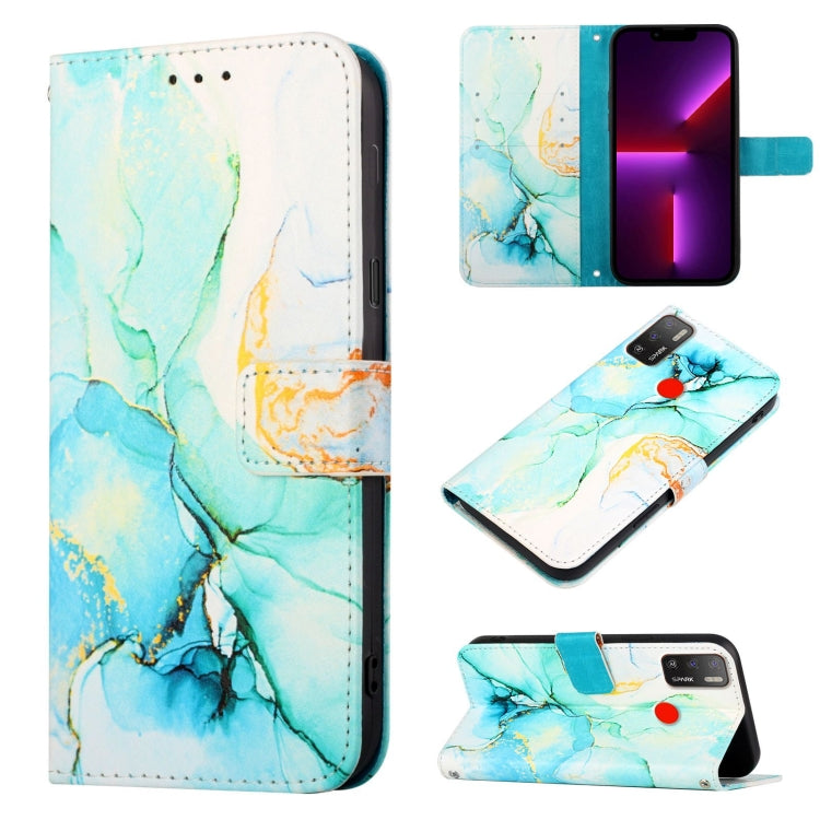 PT003 Marble Pattern Flip Leather Phone Case