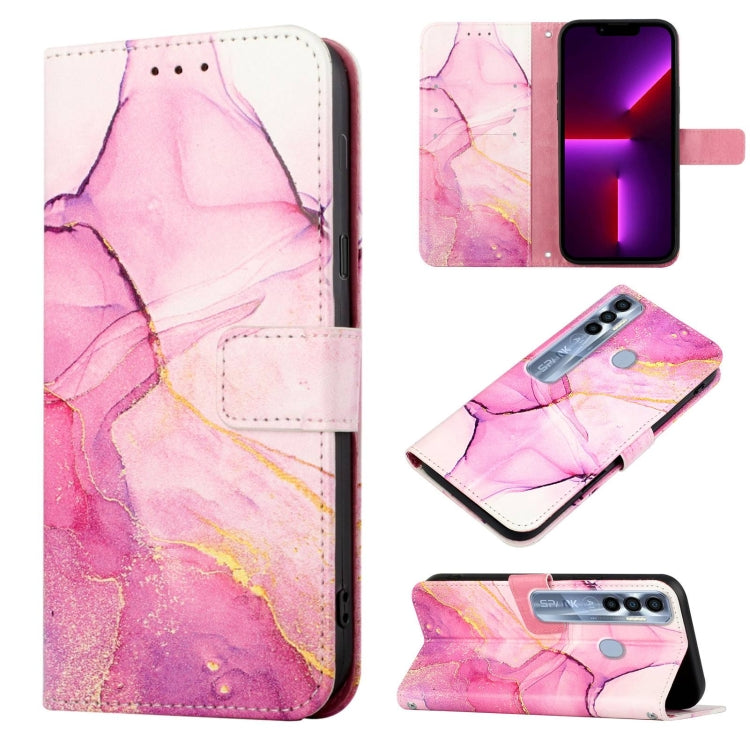 PT003 Marble Pattern Flip Leather Phone Case