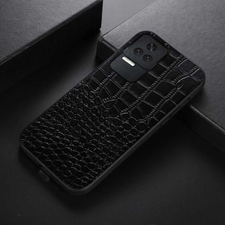 Crocodile Top Layer Cowhide Leather Phone Case
