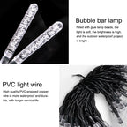 Outdoor Waterproof Solar Bubble Stick String Lights — 7m 50 LEDs