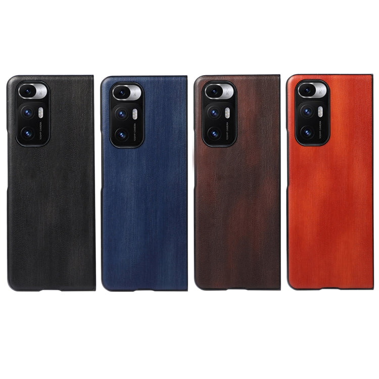 Yellow Cow Texture PU Phone Case