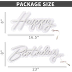 Happy Birthday Party LED Decorative Neon Lamp — view 4