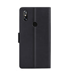 Ultra-thin Voltage Side Buckle PU + TPU Leather Phone Case — Black